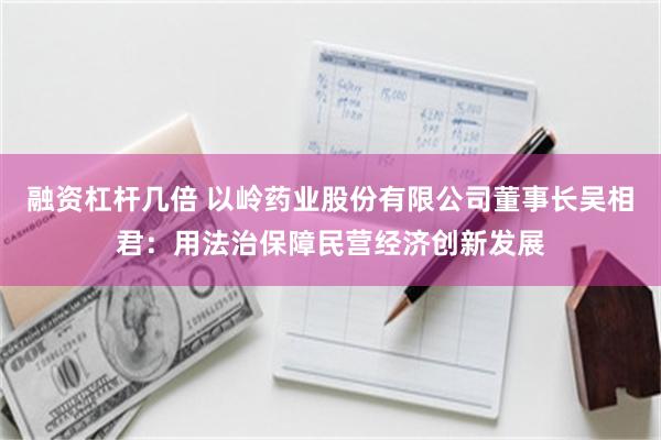 融资杠杆几倍 以岭药业股份有限公司董事长吴相君：用法治保障民营经济创新发展