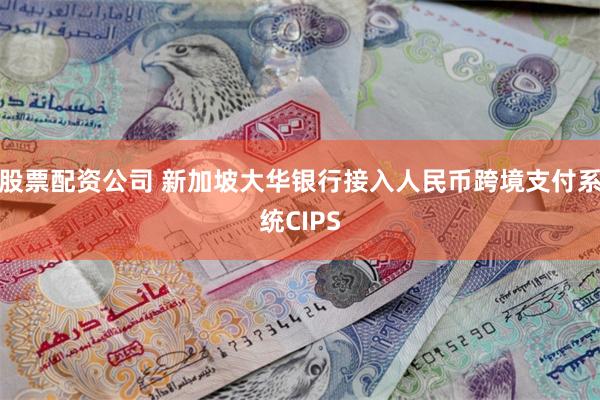 股票配资公司 新加坡大华银行接入人民币跨境支付系统CIPS